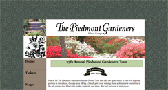 Desktop Screenshot of piedmontgardeners.org