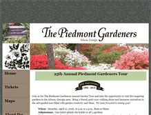 Tablet Screenshot of piedmontgardeners.org